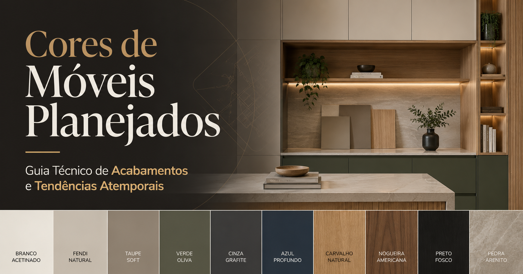Cores de Móveis Planejados em Campinas: Guia Técnico de Acabamentos e Tendências Atemporais 3 Cores de Móveis Planejados em Campinas: Guia Técnico de Acabamentos e Tendências Atemporais